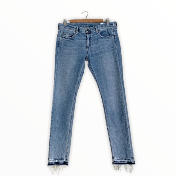 rag & bone | Dre Cropped Slim Boyfriend Jeans | 30 - Picture 4 of 11